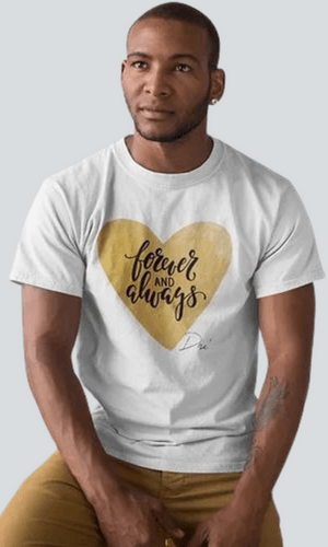 Forever-Short Sleeve Unisex LOVE T-Shirt - Duffle Bag Apparel