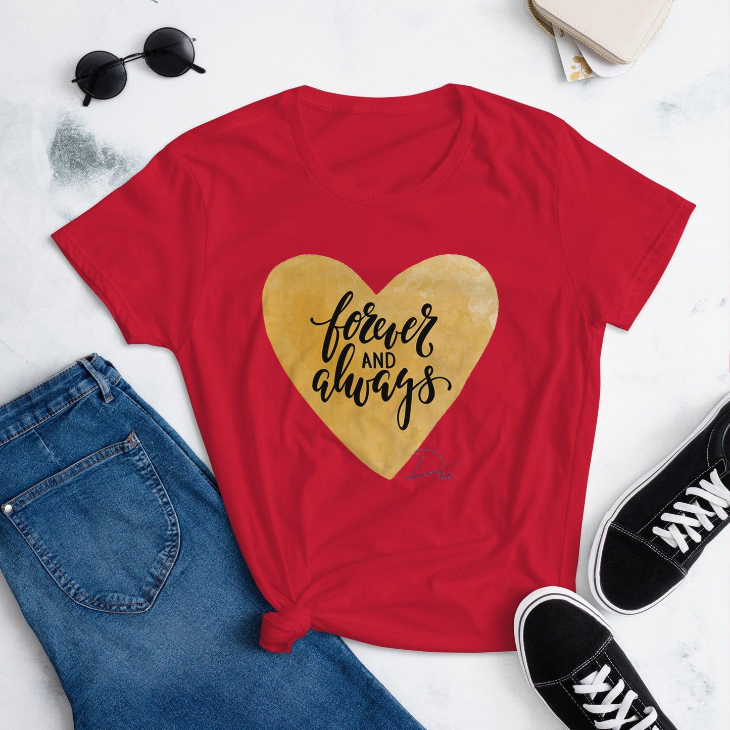Forever -Gold Heart I'm Yours Gold Heart Tee - Duffle Bag Apparel