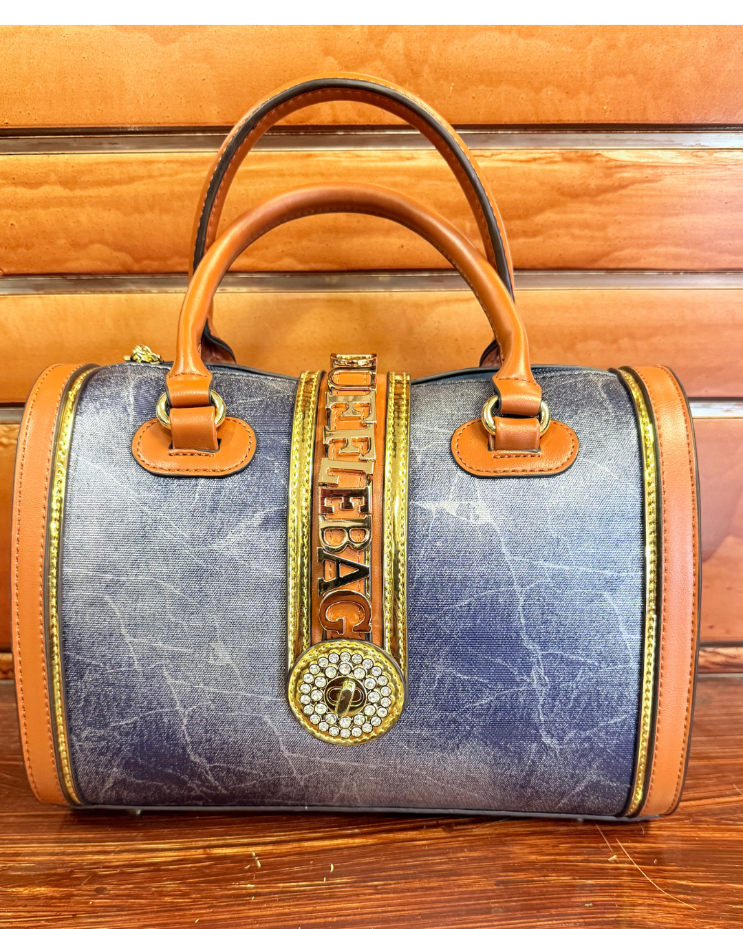 Halo Edge | Denim Satchel | By Duffle Bag