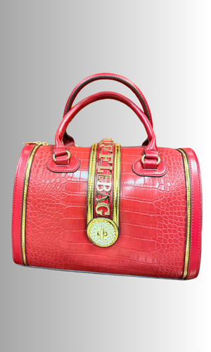 Halo Ege | Cherry Red Satchel | By Duffle Bag