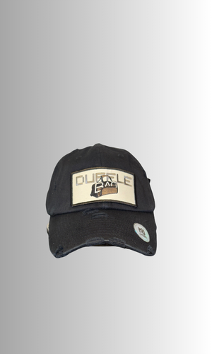 Black Distresses Hat | By Duffle Bag