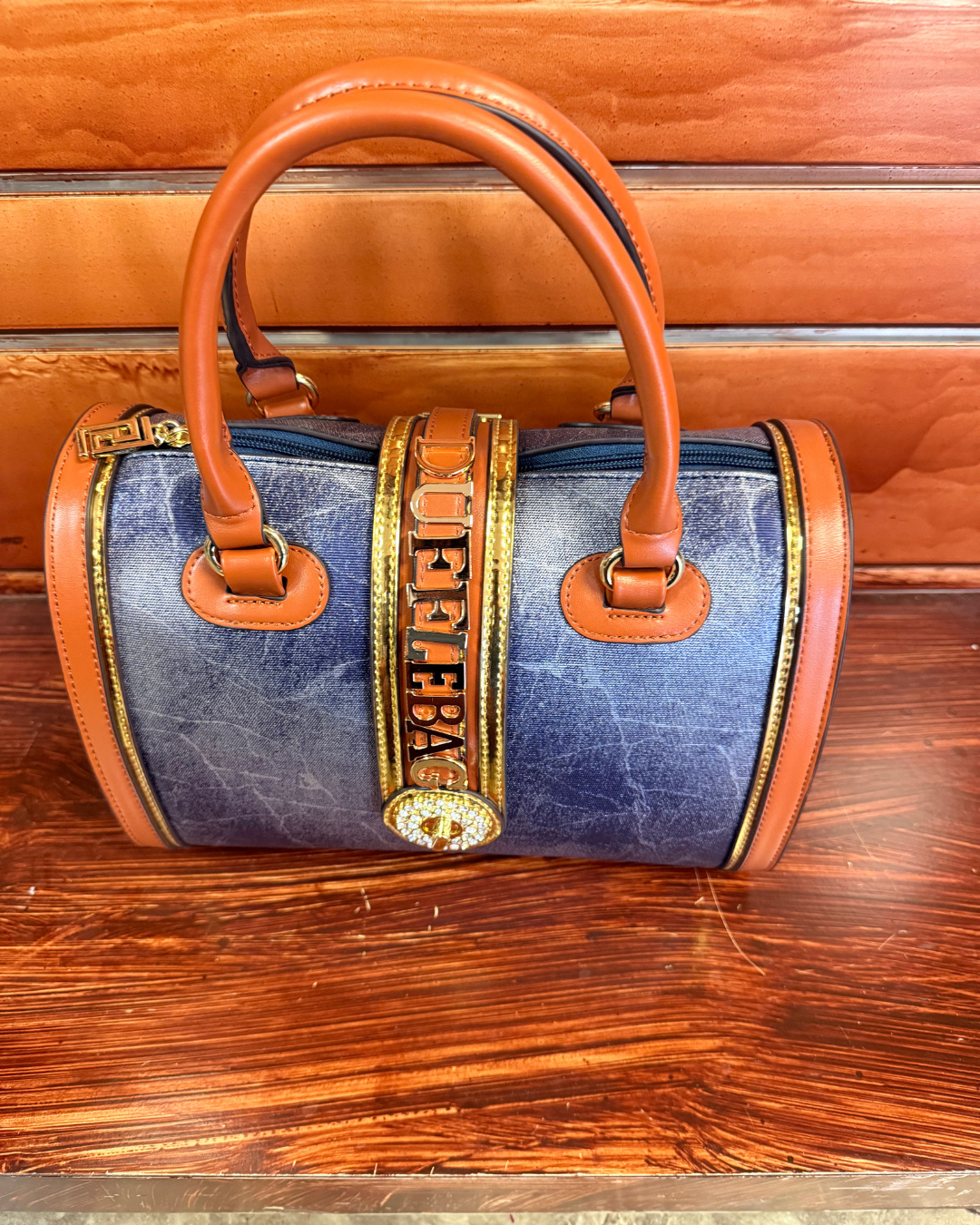 Halo Edge | Denim Satchel | By Duffle Bag