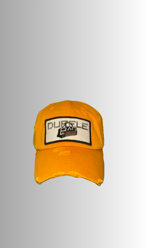 Yellow Distressed Hat | By Duffle Bag