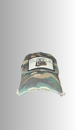 Camo Distressed Hat | By Duffle Bag