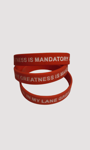 Duffle Bag Greatness Is Mandatory Affirmation Bracelet - Duffle Bag Apparel