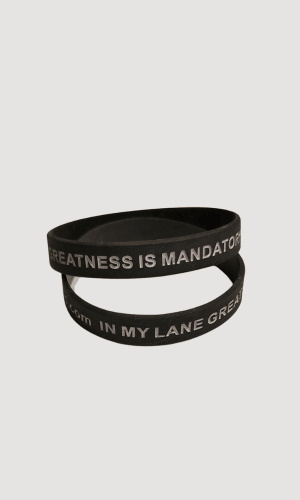 Duffle Bag Greatness Is Mandatory Affirmation Bracelet - Duffle Bag Apparel