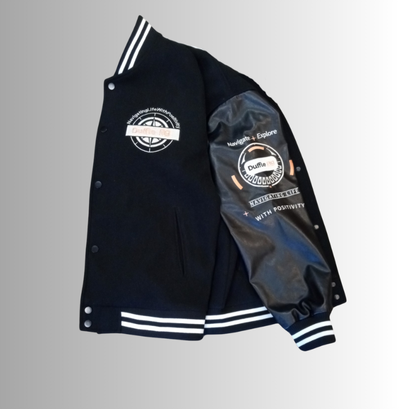 NAV Varsity Jacket | Duffle Bag | Side