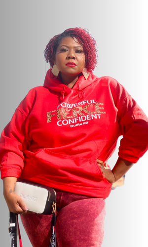 Fierce Red Hoodie By Duffle Bag Apparel