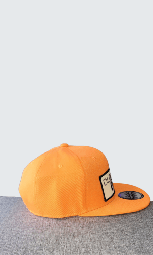 Bright Orange Snapback Hat | By Duffle Bag