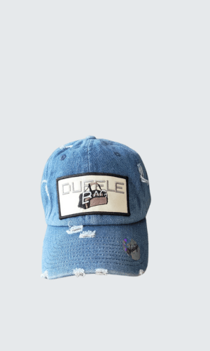 Duffle Bag- Vintage Denim Distressed Hat - Duffle Bag Apparel