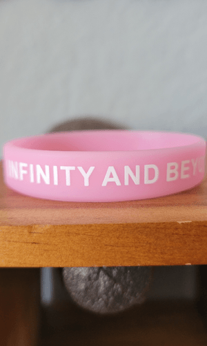 Duffle Bag Affirmation Bracelet - Infinity And Beyond - Duffle Bag Apparel