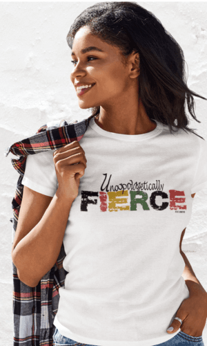 Unapologetically FIERCE Tee - Duffle Bag Apparel